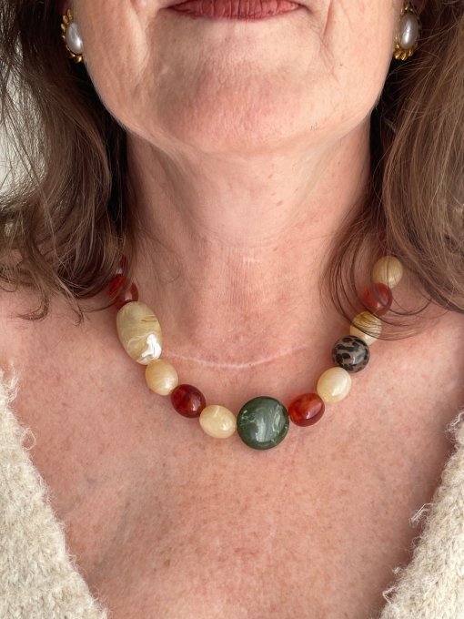 Collier beige AUTUMN